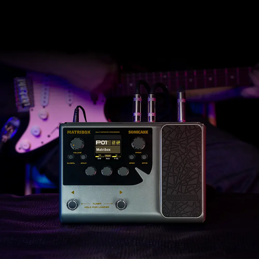 Sonicake Matribox Επεξεργαστής Εφέ Κιθάρας/ Μπάσου Γκρι-7