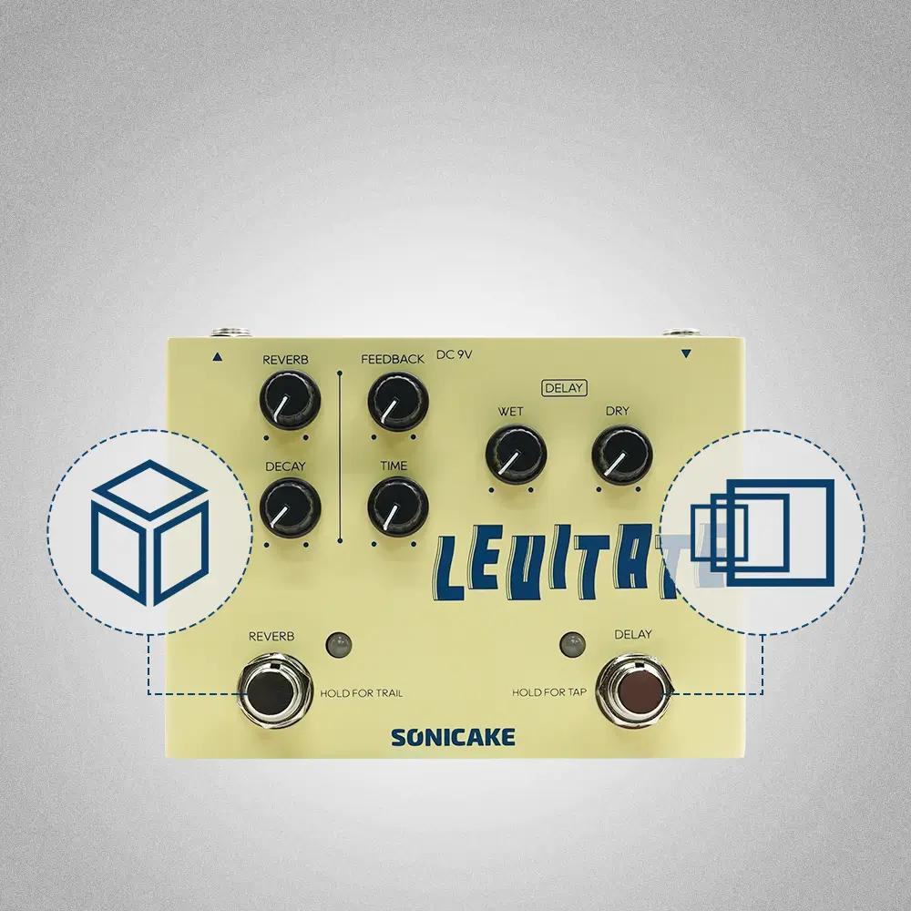 Sonicake Levitate Delay/ Reverb Πετάλι-9