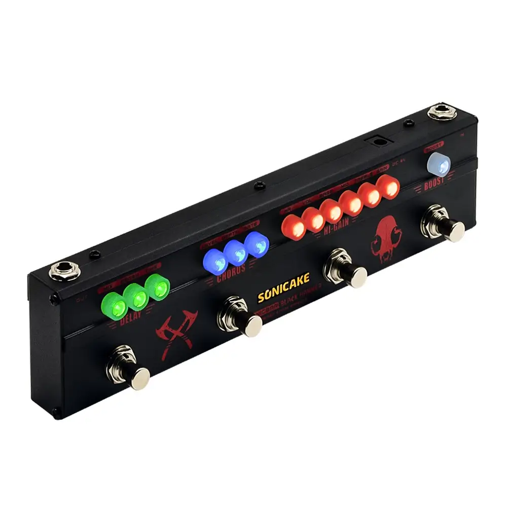 Sonicake Black Hammer Πολυεφέ Ηλεκτρικής Κιθάρας-3