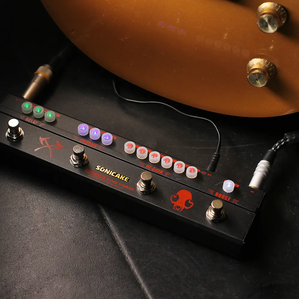 Sonicake Black Hammer Πολυεφέ Ηλεκτρικής Κιθάρας-6