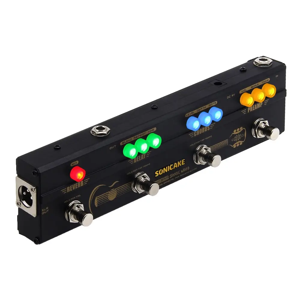 Sonicake Sonic Wood Πολυεφέ Ακουστικής Κιθάρας-5