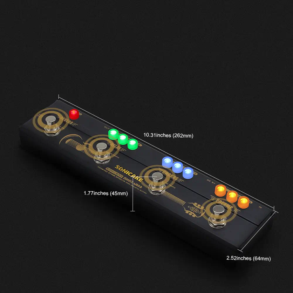 Sonicake Sonic Wood Πολυεφέ Ακουστικής Κιθάρας-9