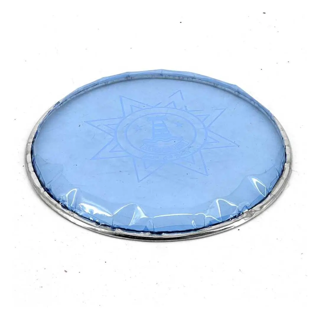 Alexandria Δέρμα Νταρμπούκας Διάφανο Γαλάζιο 22cm-min