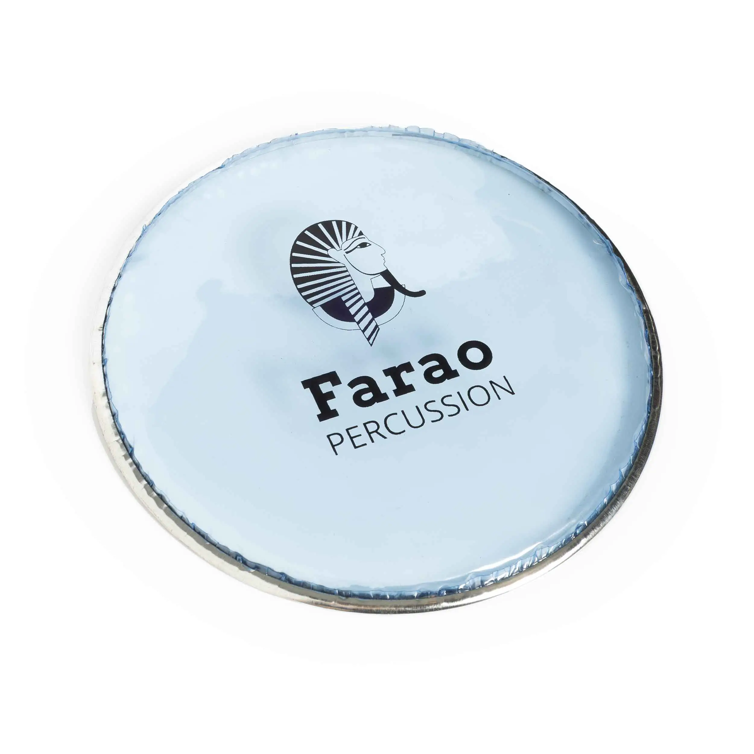 Farao FPH-EC Δέρμα Νταρμπούκας Διάφανο Γαλάζιο 22cm-min