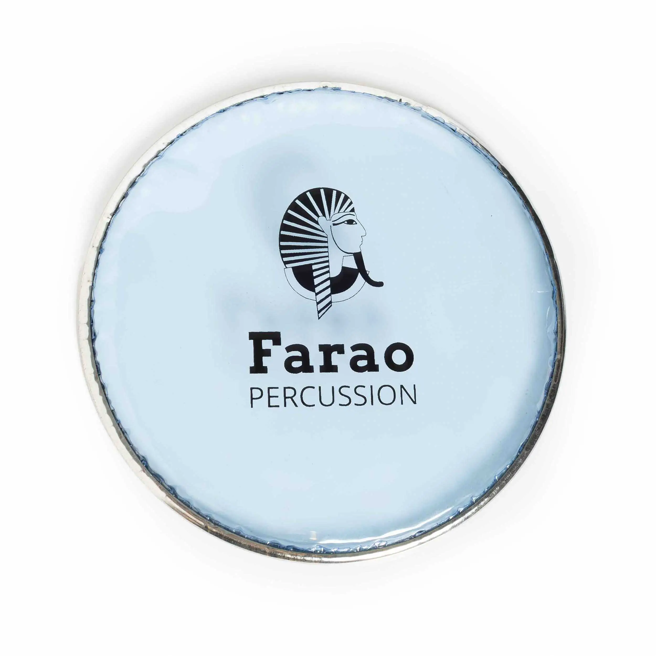 Farao FPH-EC Δέρμα Νταρμπούκας Διάφανο Γαλάζιο 22cm-2-min