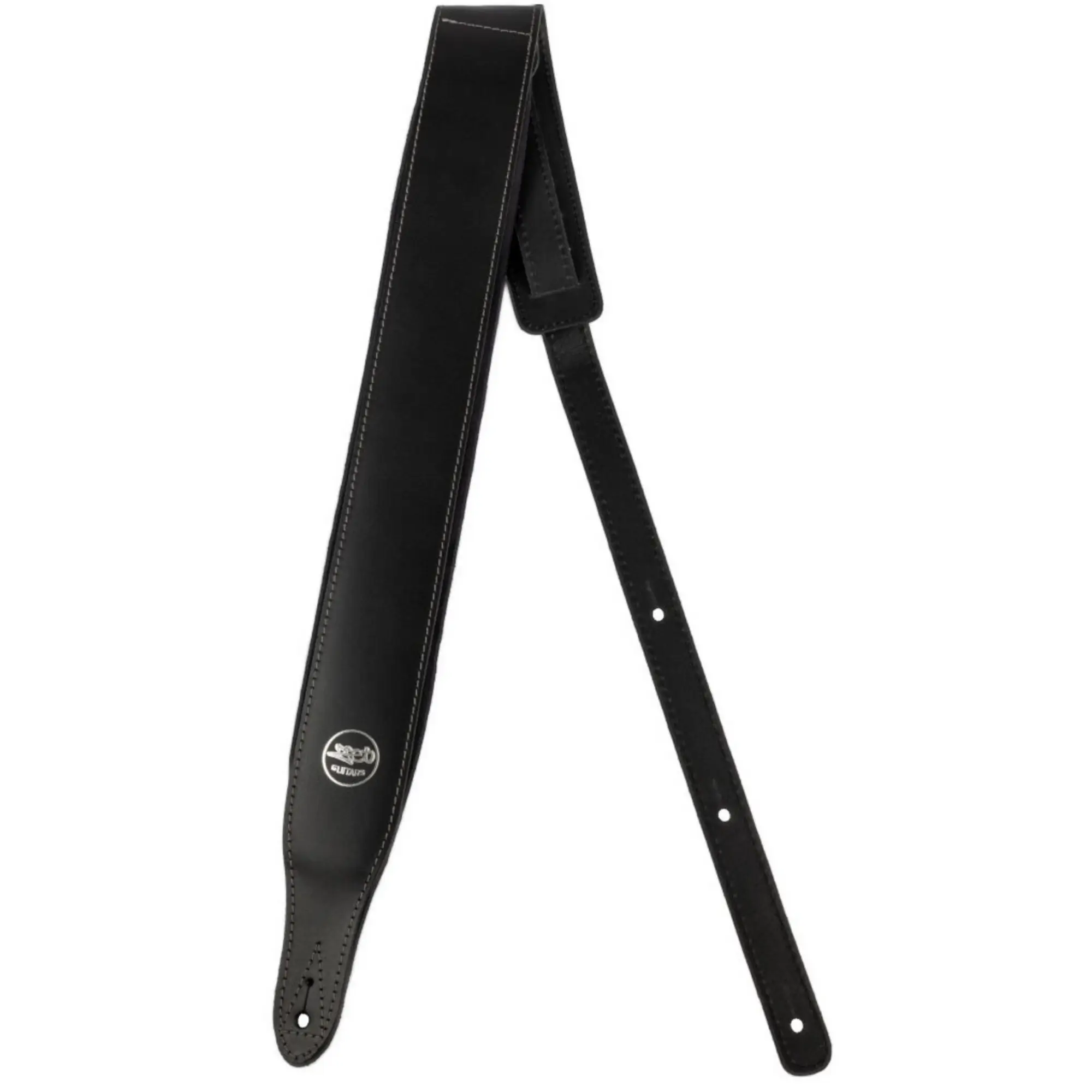 JET SL-50 Δερμάτινη Ζώνη Κιθάρας - Μπάσου Μαύρη-min