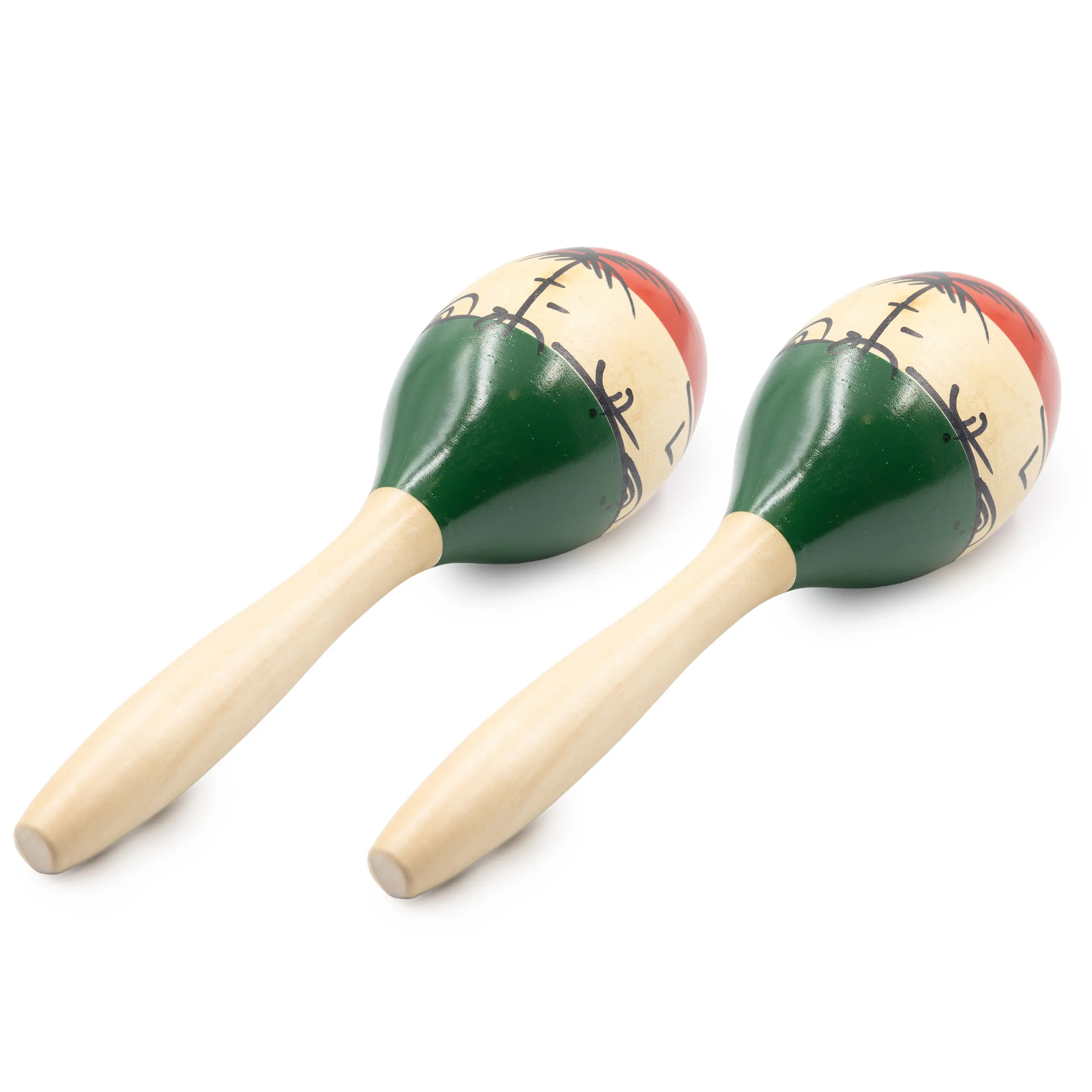 Tune HMT-02 Μαράκες με Λαβή Jamaican Palm Tree (Ζεύγος)-min