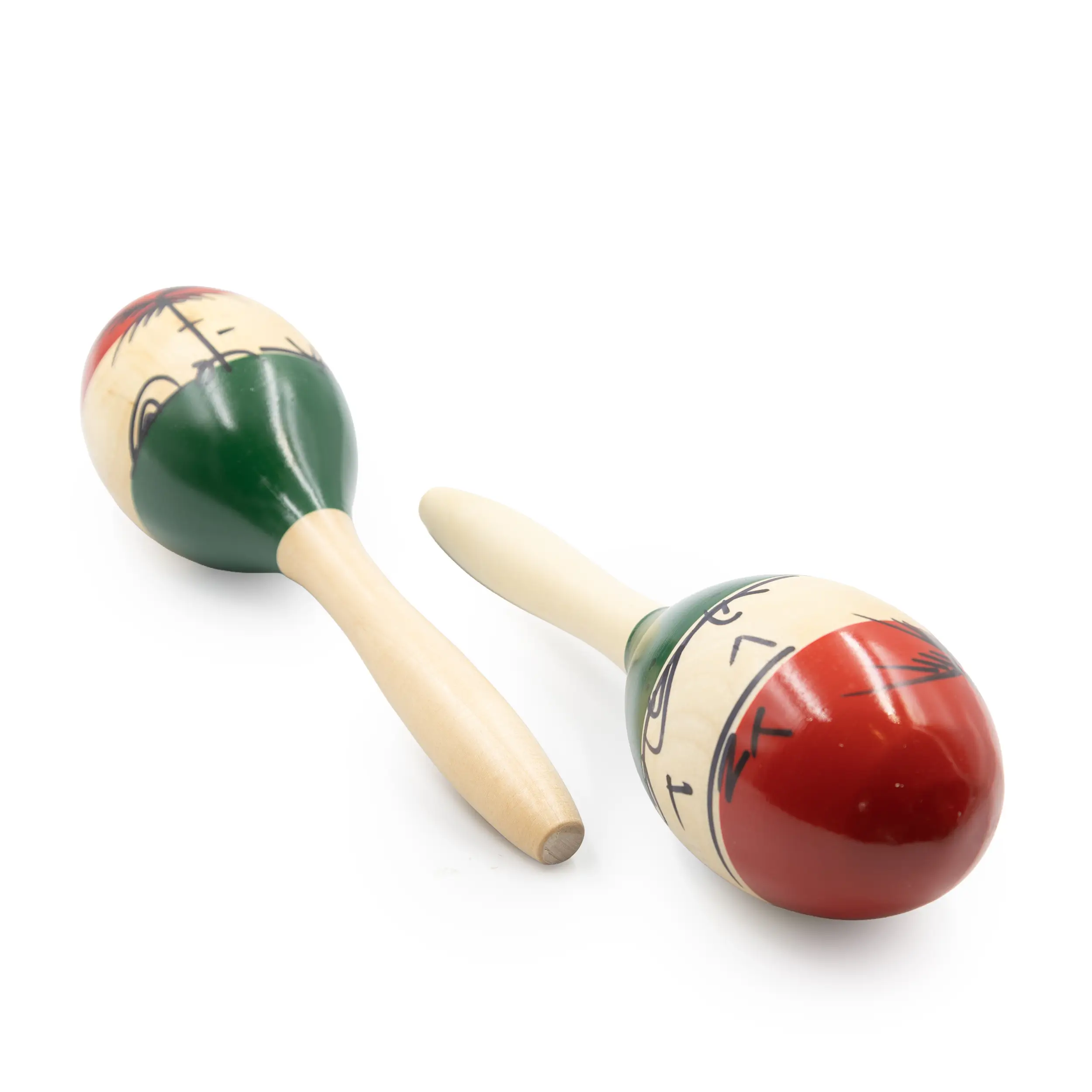 Tune HMT-02 Μαράκες με Λαβή Jamaican Palm Tree (Ζεύγος)-2-min