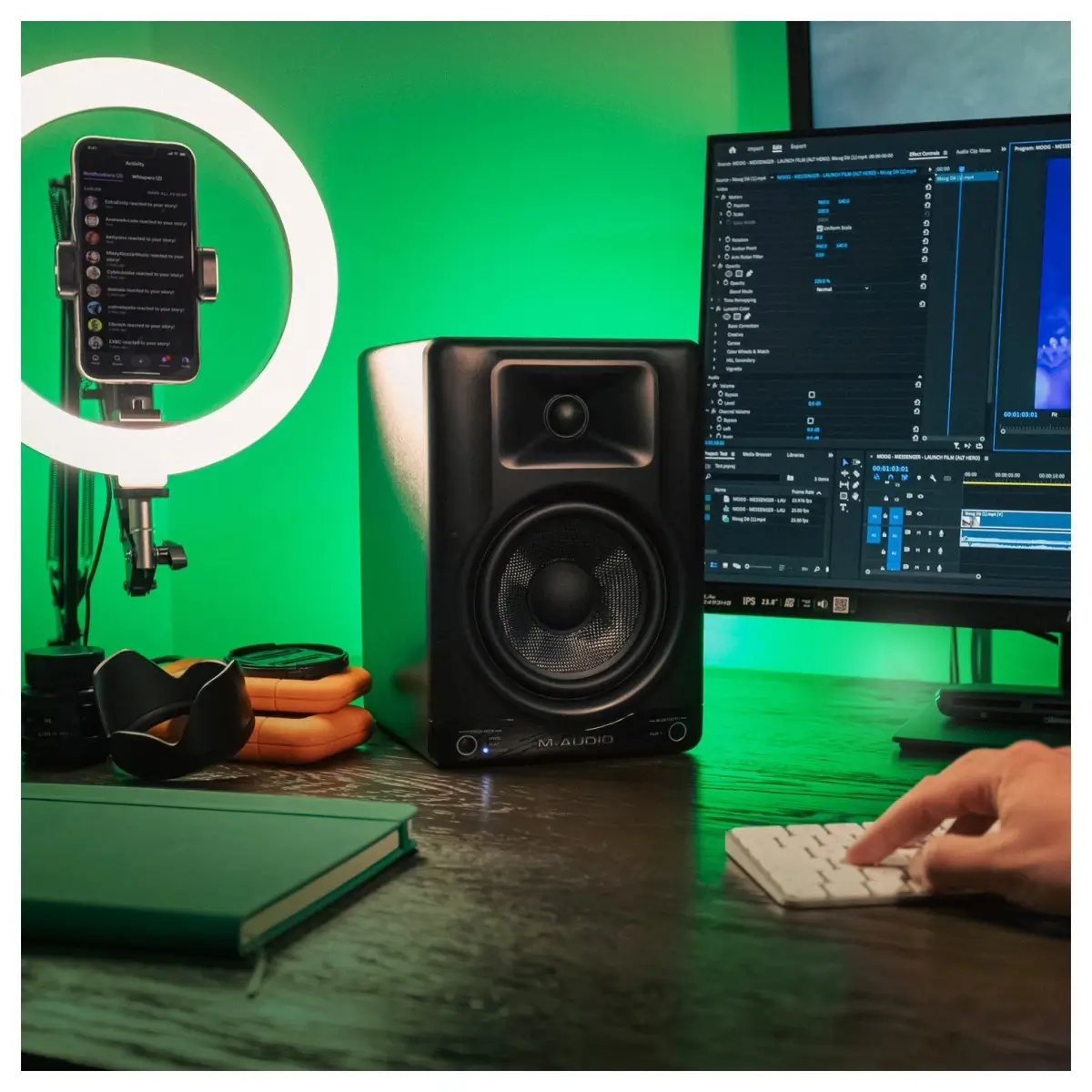 M-Audio BX5BT Bluetooth Ηχεία Studio Monitors (Ζεύγος)-10