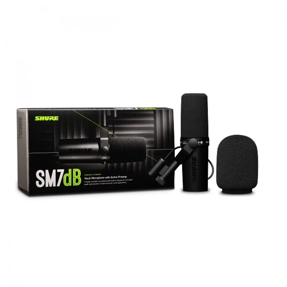 Shure SM7dB Broadcast Δυναμικό Μικρόφωνο με Preamp-5