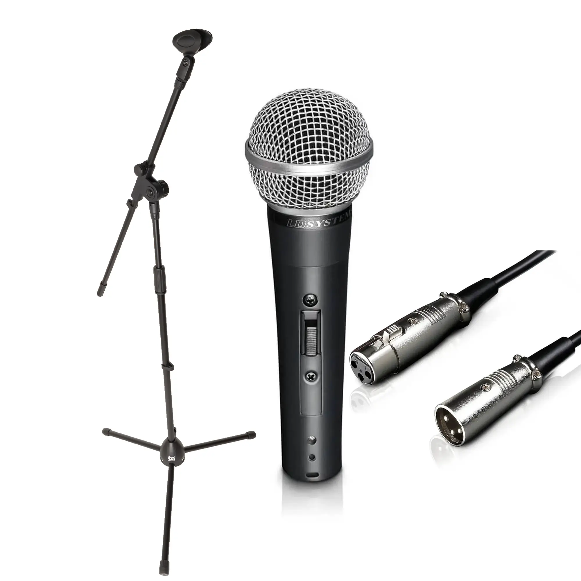 LD Systems D 1006 Δυναμικό Μικρόφωνο (με Διακόπτη) Home Πακέτο-min