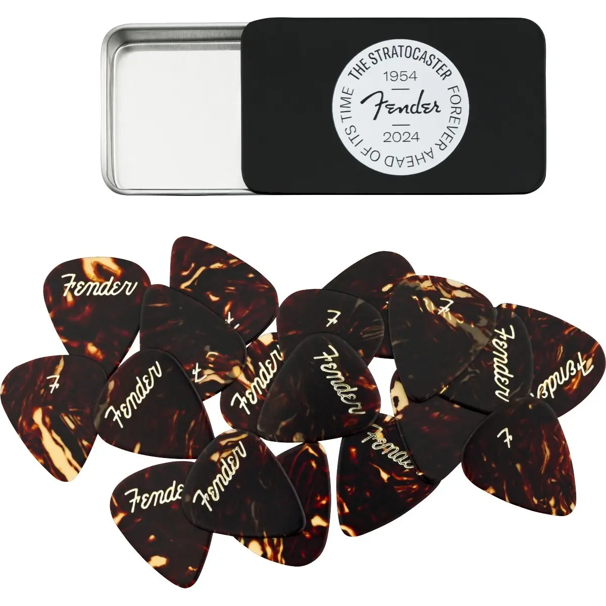 Fender 70th Anniversary Pick Tin Πένες Medium (12 τμχ) Limited Edition-min