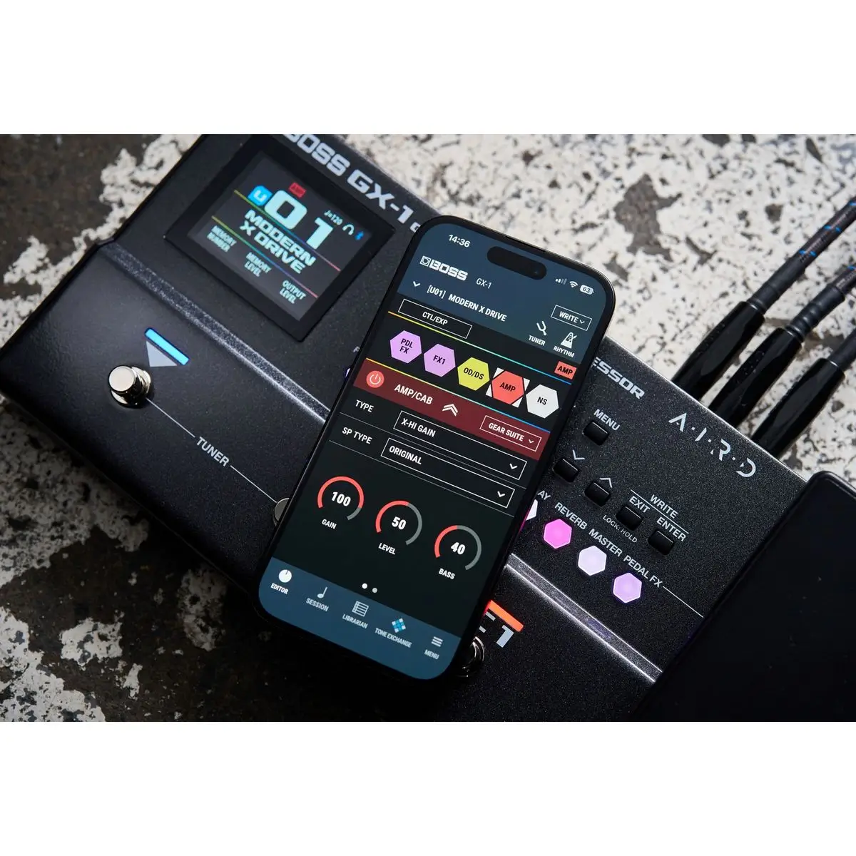 Boss GX-1 Επεξεργαστής Εφέ Κιθάρας Μαύρος-8