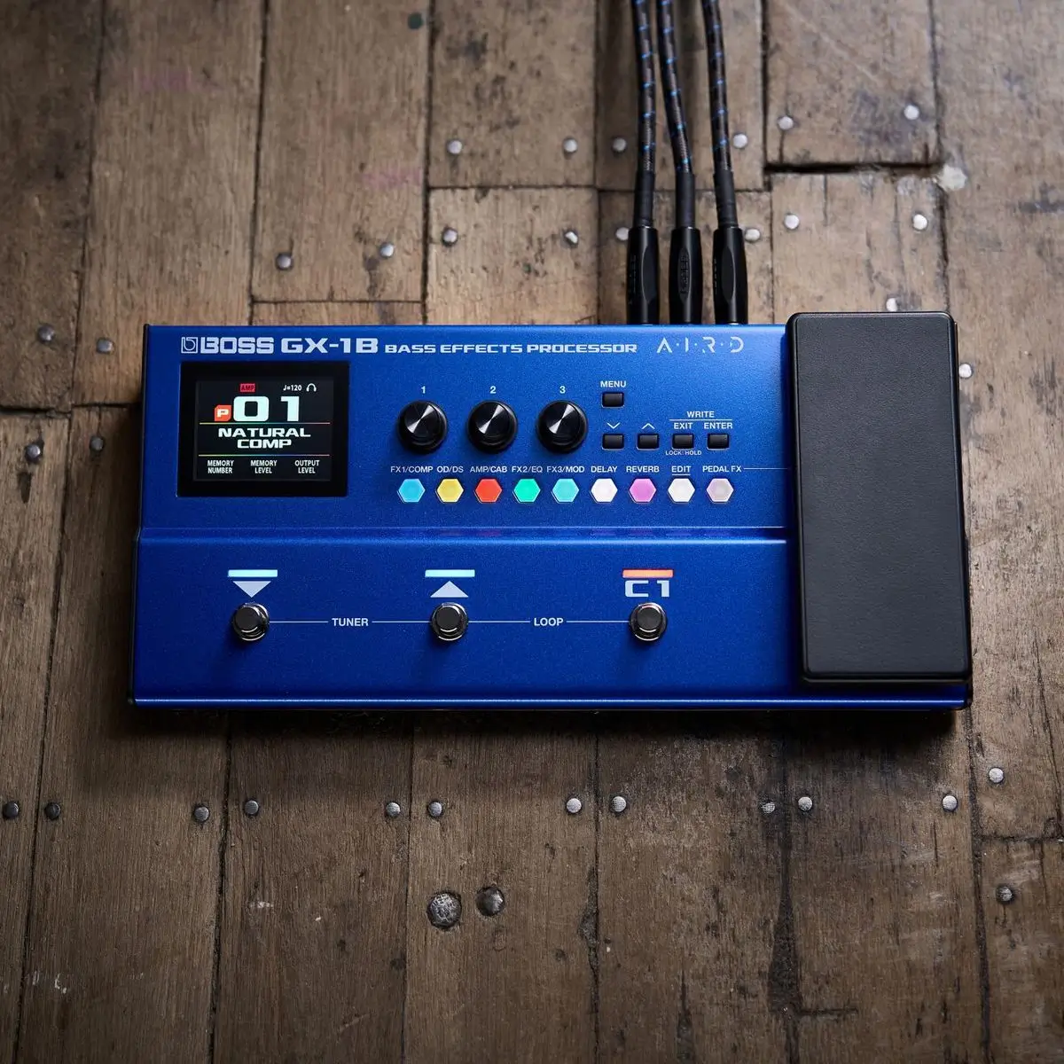 Boss GX-1B Επεξεργαστής Εφέ Μπάσου Μπλε-9