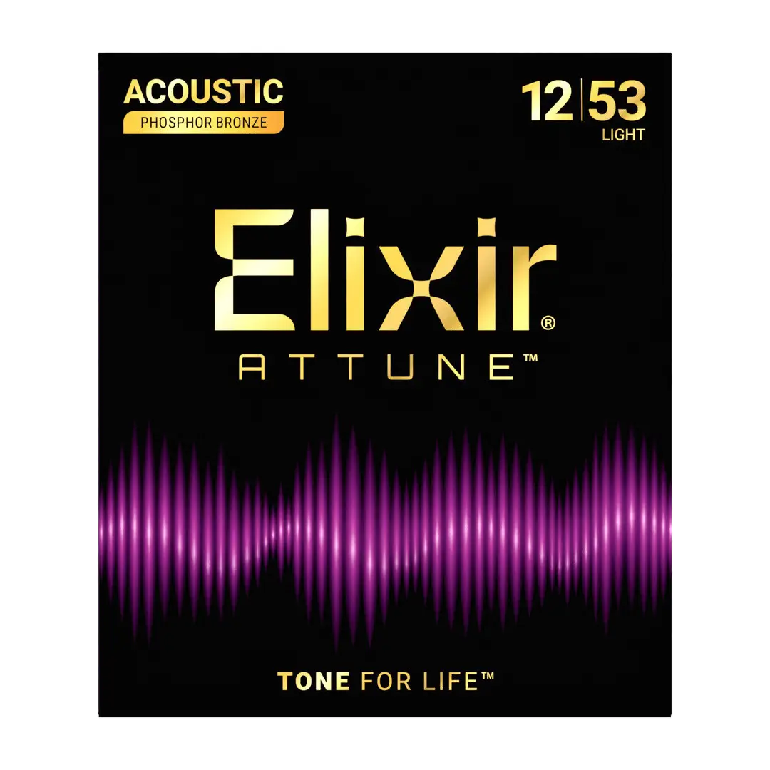 Elixir 21052 Attune Phosphor Bronze Χορδές Ακουστικής Κιθάρας 12-53-min