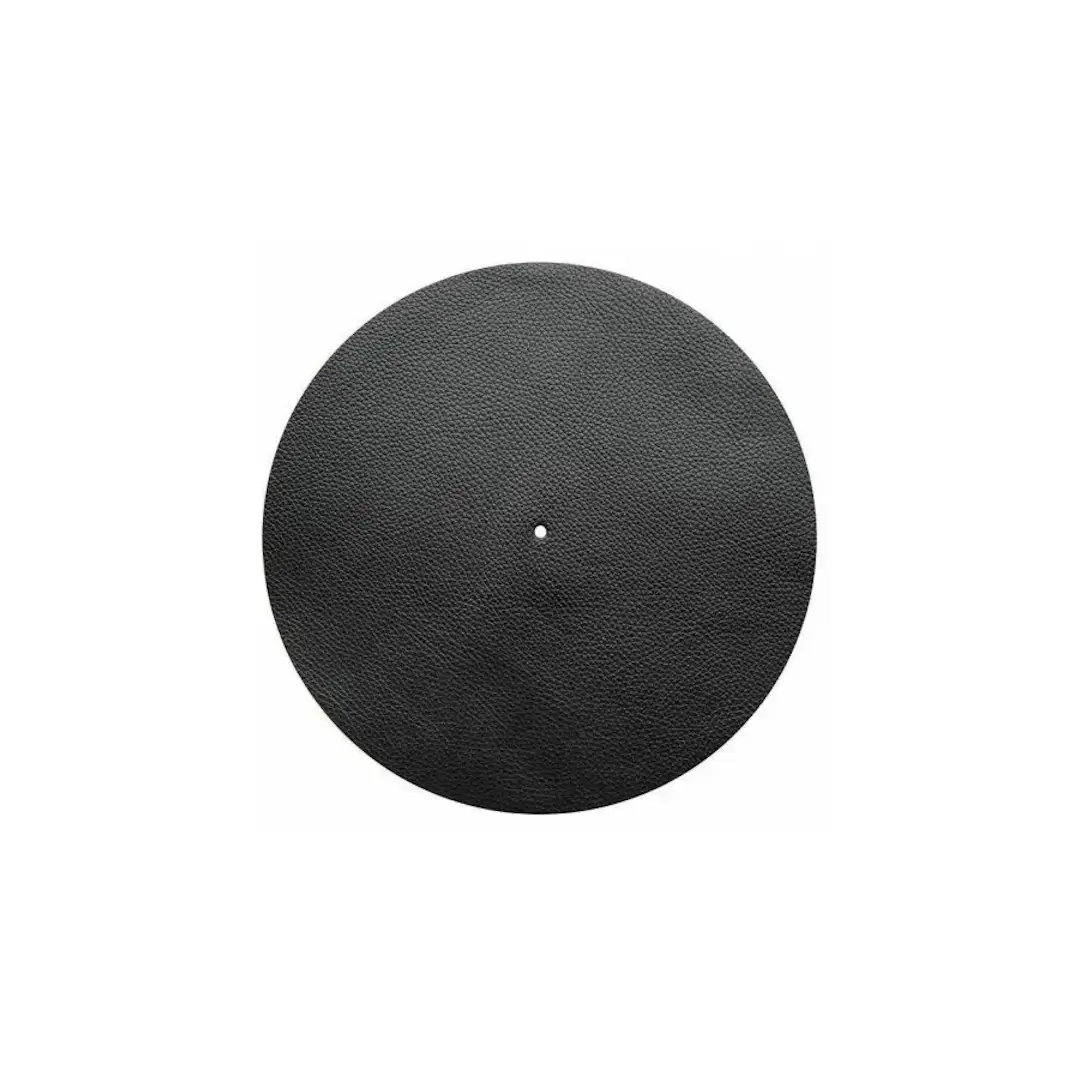 Simply Analog Slipmat Premium Δέρμα Μαύρο-1