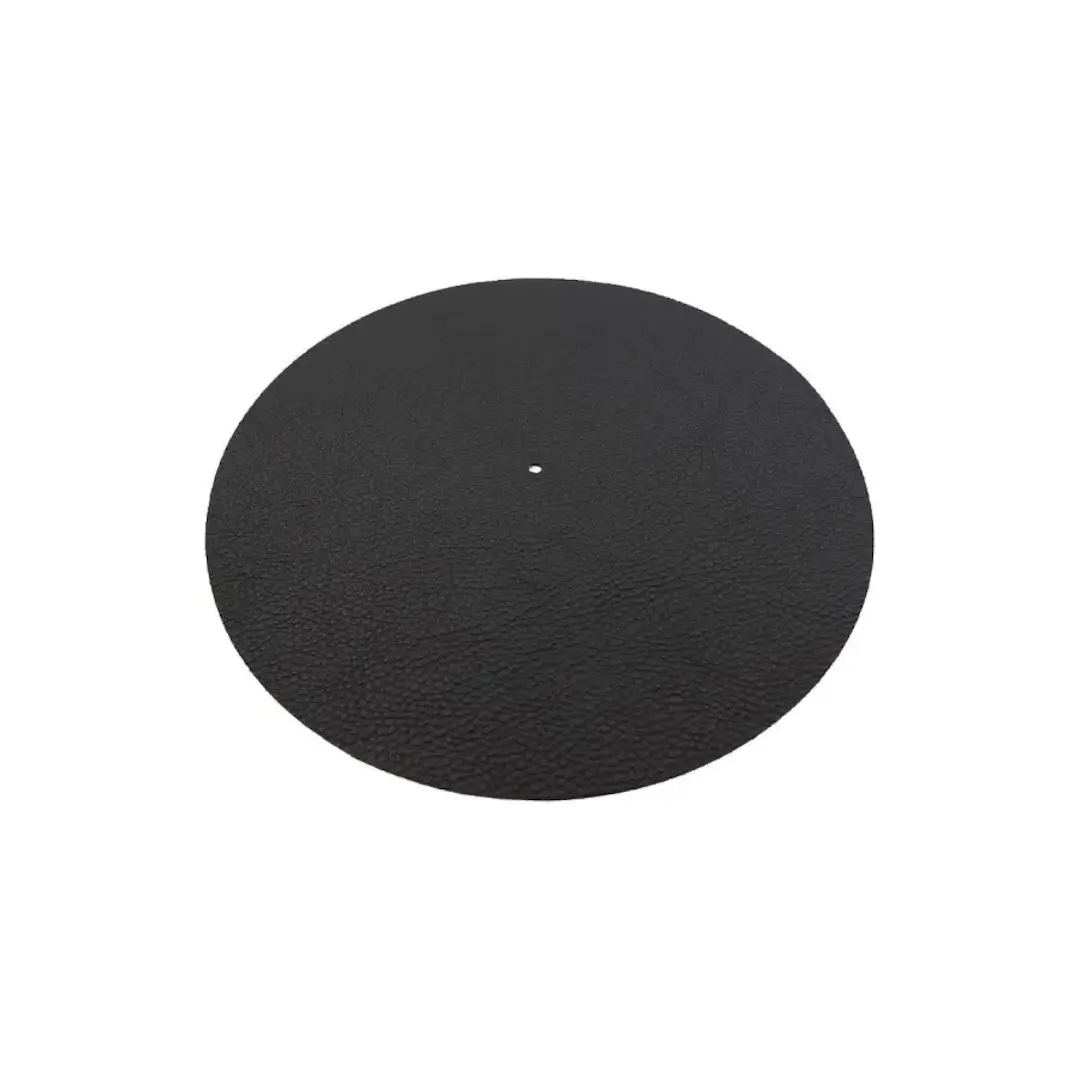 Simply Analog Slipmat Premium Δέρμα Μαύρο-2