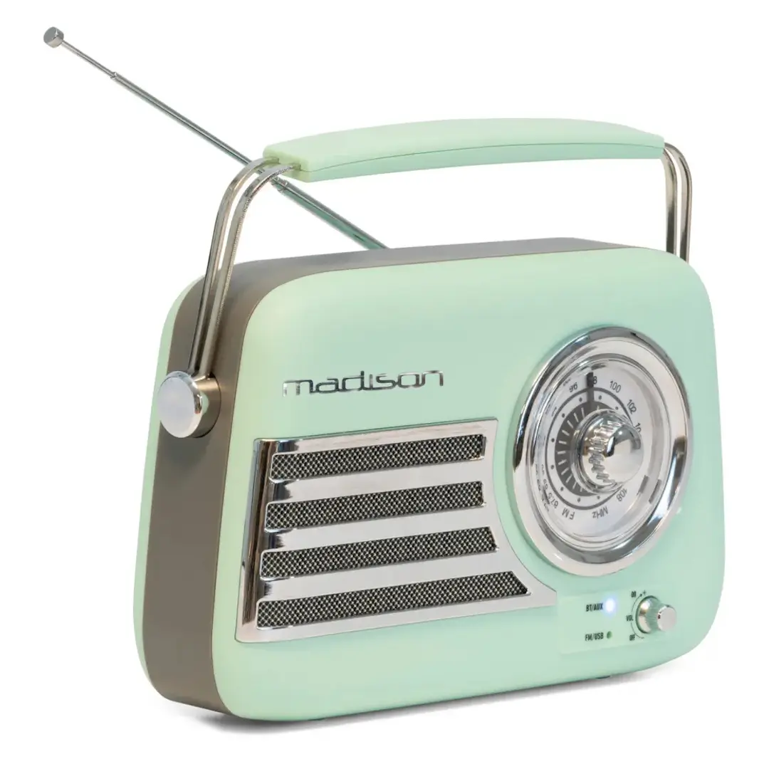 Madison Freesound-VR40GR-MAT Φορητό Ραδιόφωνο Bluetooth-2