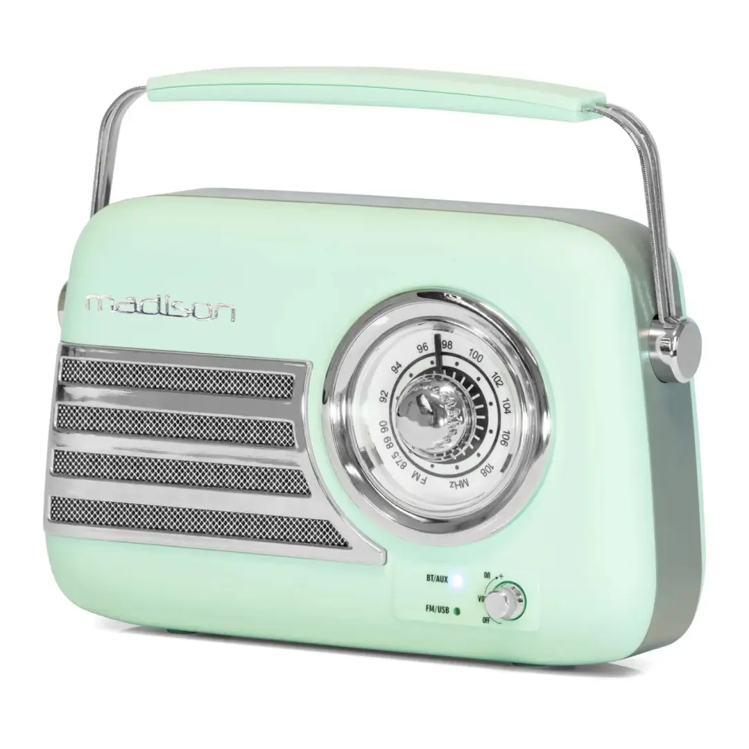 Madison Freesound-VR40GR-MAT Φορητό Ραδιόφωνο Bluetooth-3