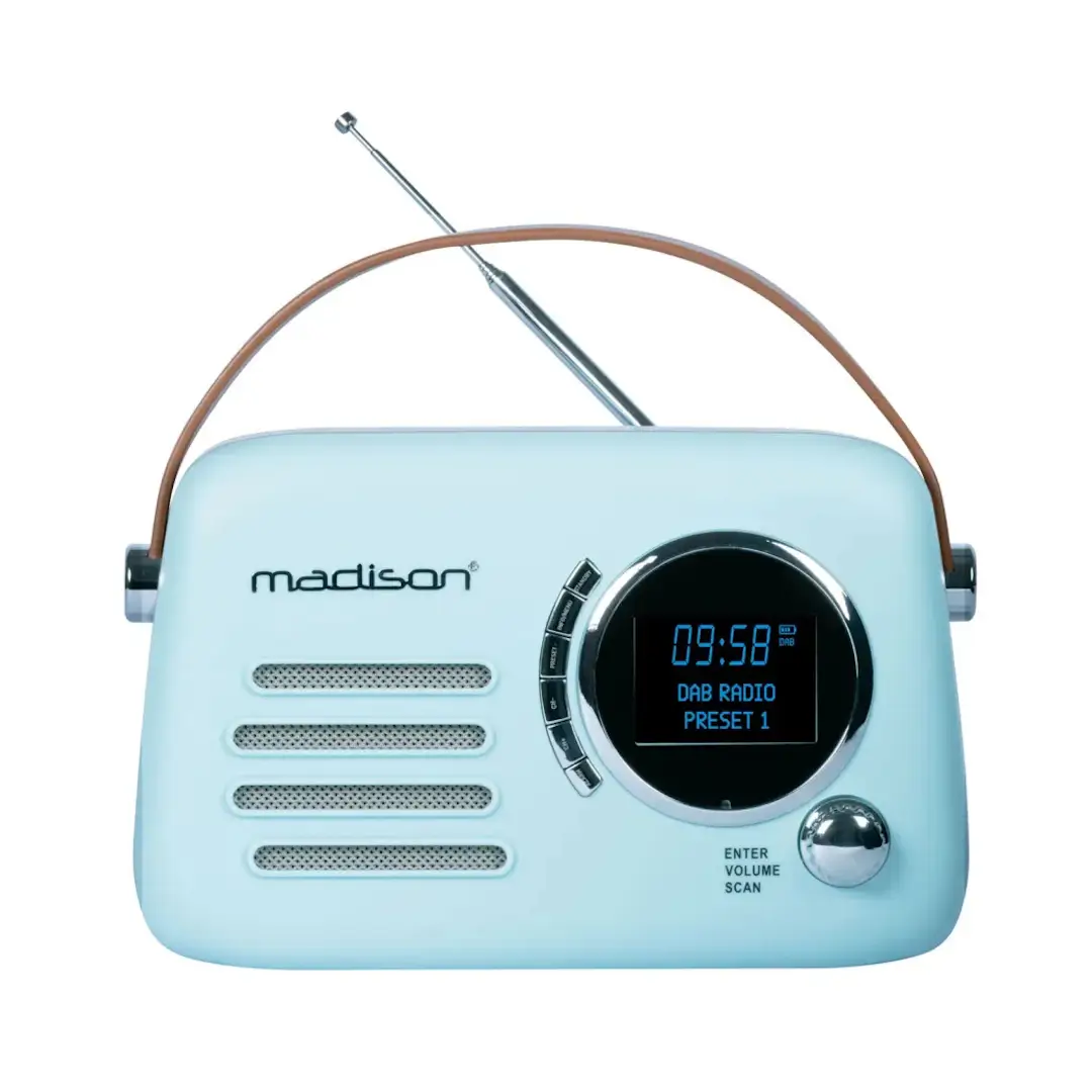 Madison Freesound-VR30BL-DAB Φορητό Ραδιόφωνο Bluetooth-min