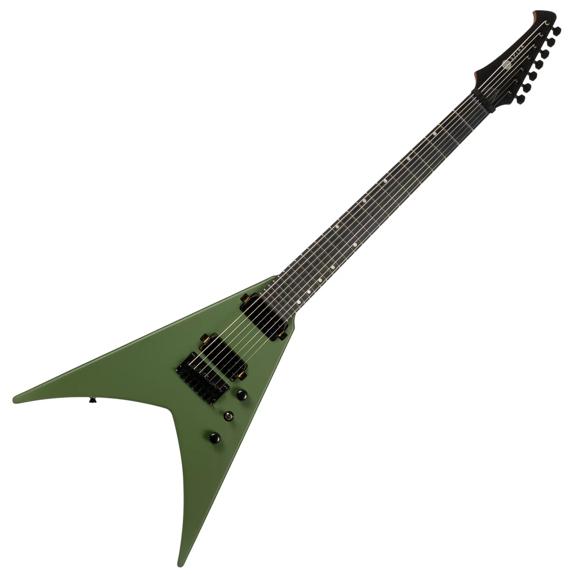 Spira V-407 MGR Ηλεκτρική Κιθάρα 7άχορδη Satin Green-min