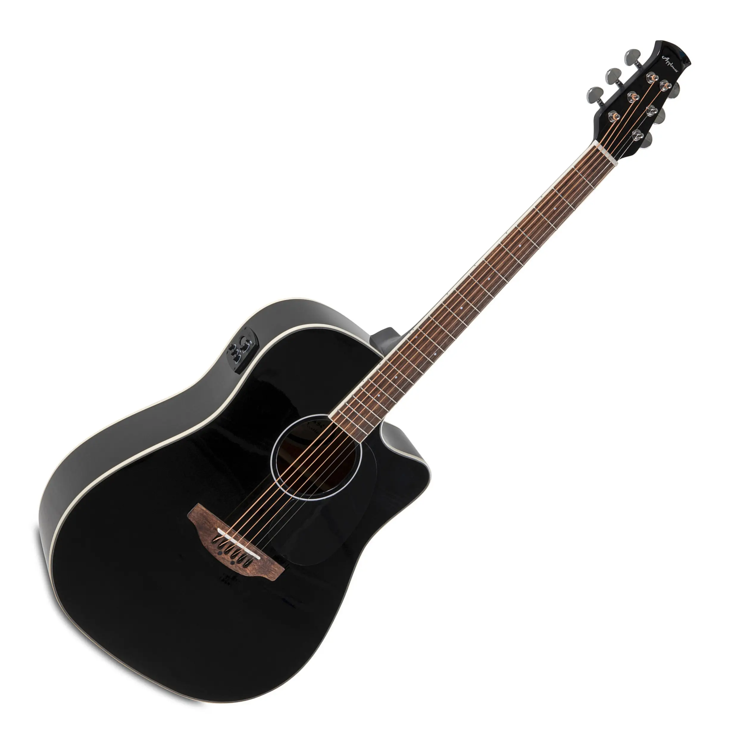 Applause AED-96-5HG Dreadnought Ηλεκτροακουστική Κιθάρα Black Gloss-min