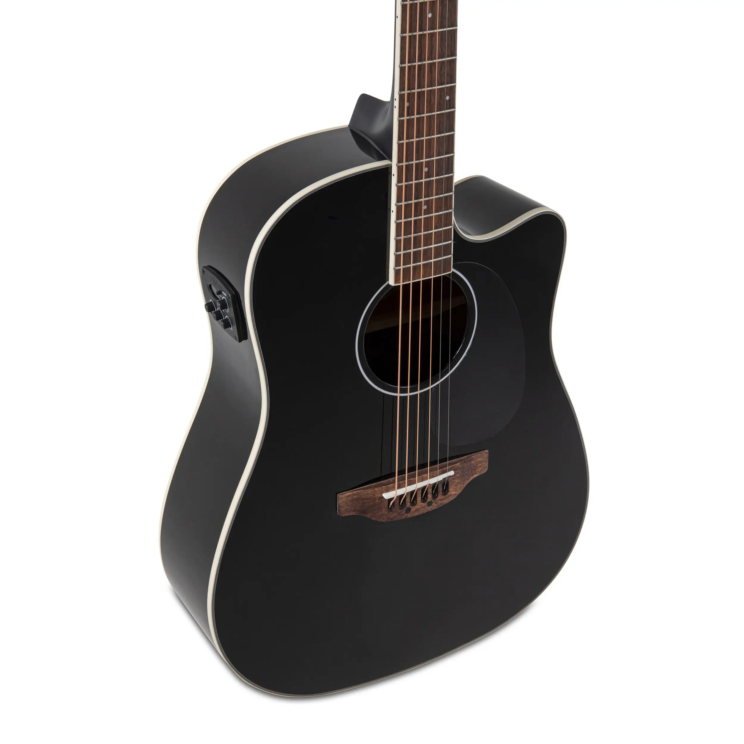 Applause AED-96-5HG Dreadnought Ηλεκτροακουστική Κιθάρα Black Gloss-2-min