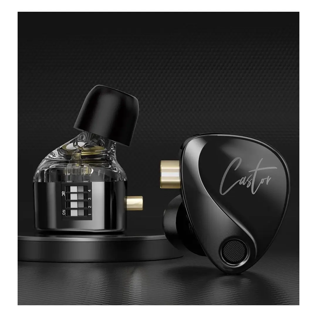 KZ Castor Bass Ακουστικά In-Ear Γκρι-2-min