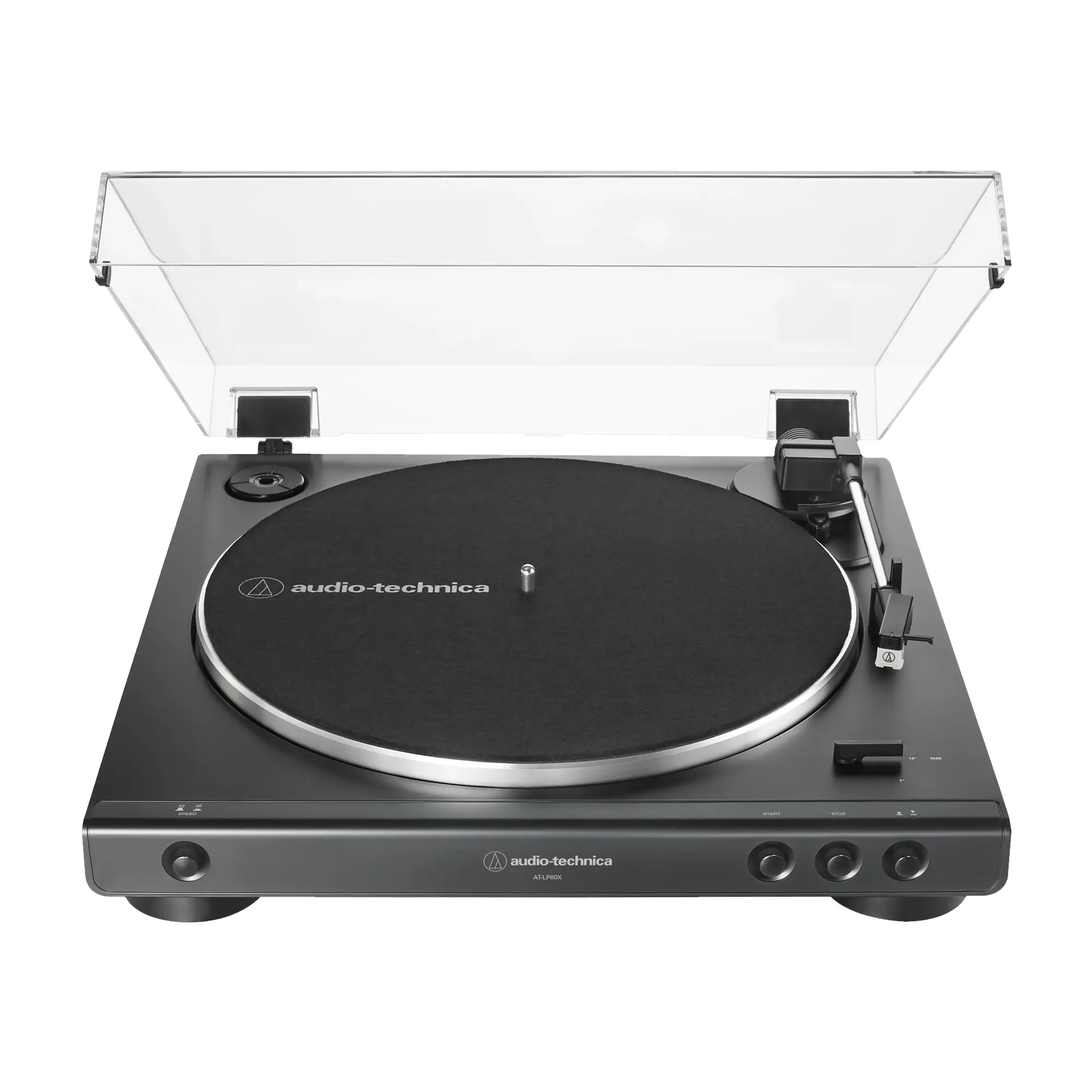 Audio-Technica AT-LP60X Belt-Drive Πικάπ Μαύρο-2-min