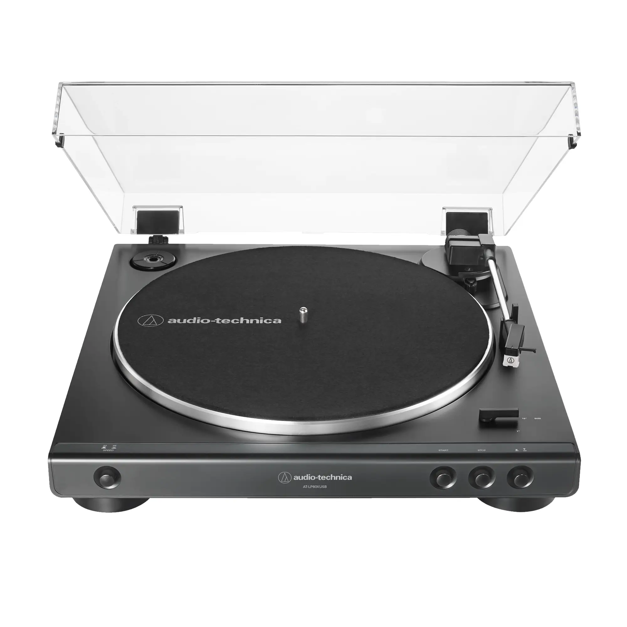 Audio-Technica AT-LP60XUSB Belt-Drive Πικάπ Gunmetal-2-min