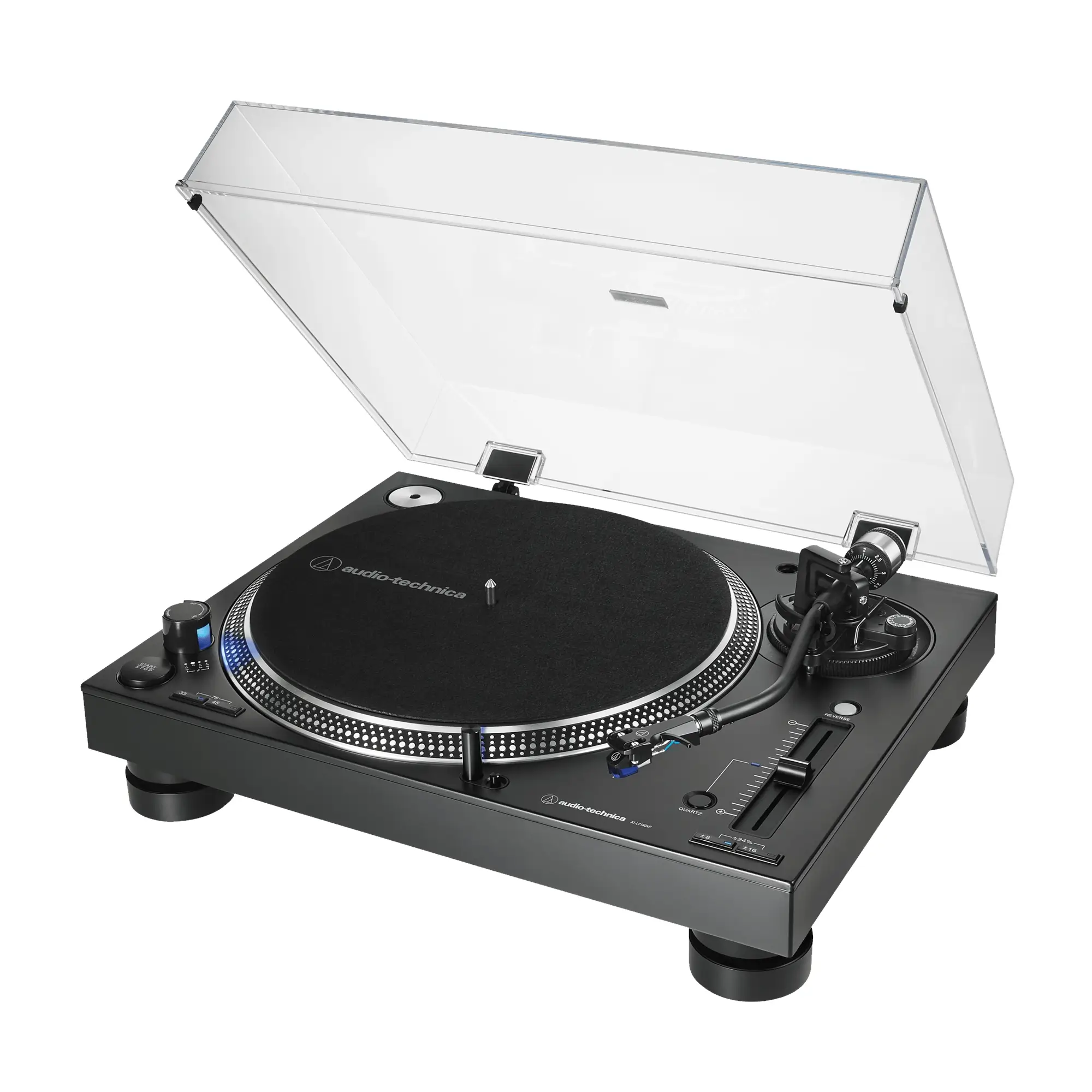 Audio-Technica AT-LP140XP Direct-Drive Πικάπ Μαύρο (Εγγύηση Αντιπροσωπείας & Ταινία Γνησιότητας)-min