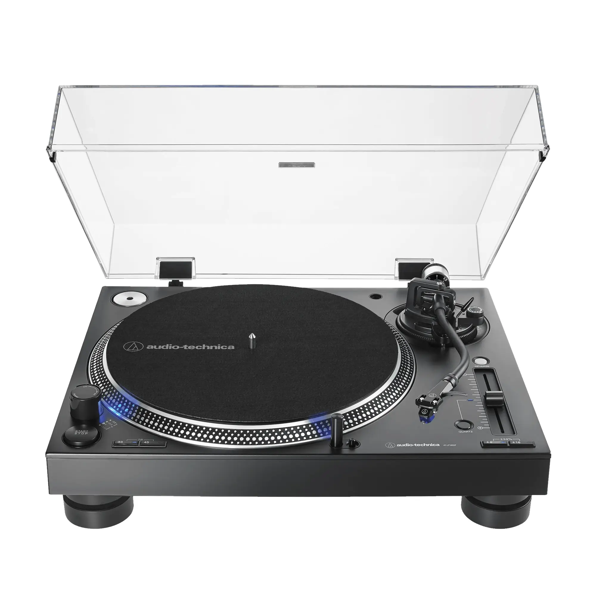 Audio-Technica AT-LP140XP Direct-Drive Πικάπ Μαύρο (Εγγύηση Αντιπροσωπείας & Ταινία Γνησιότητας)-2-min