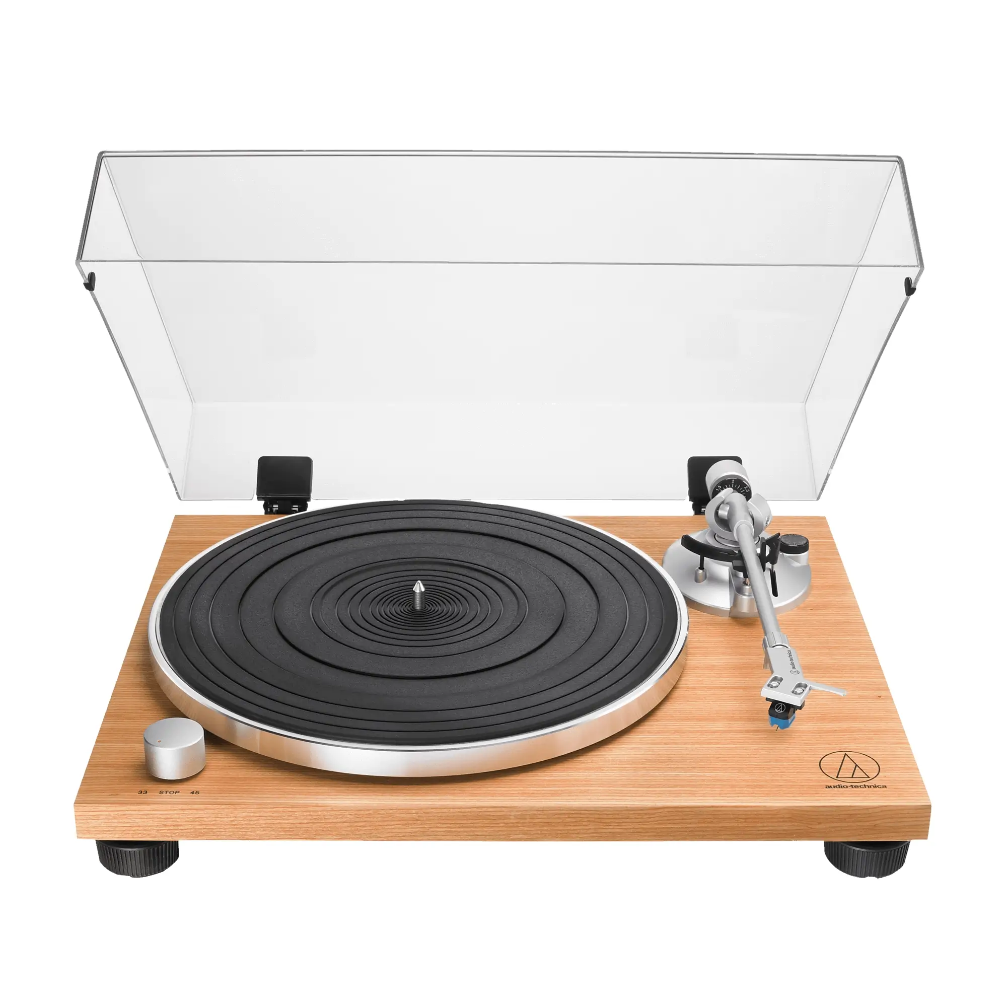 Audio-Technica AT-LPW30TK Belt-Drive Πικάπ Teak-2-min