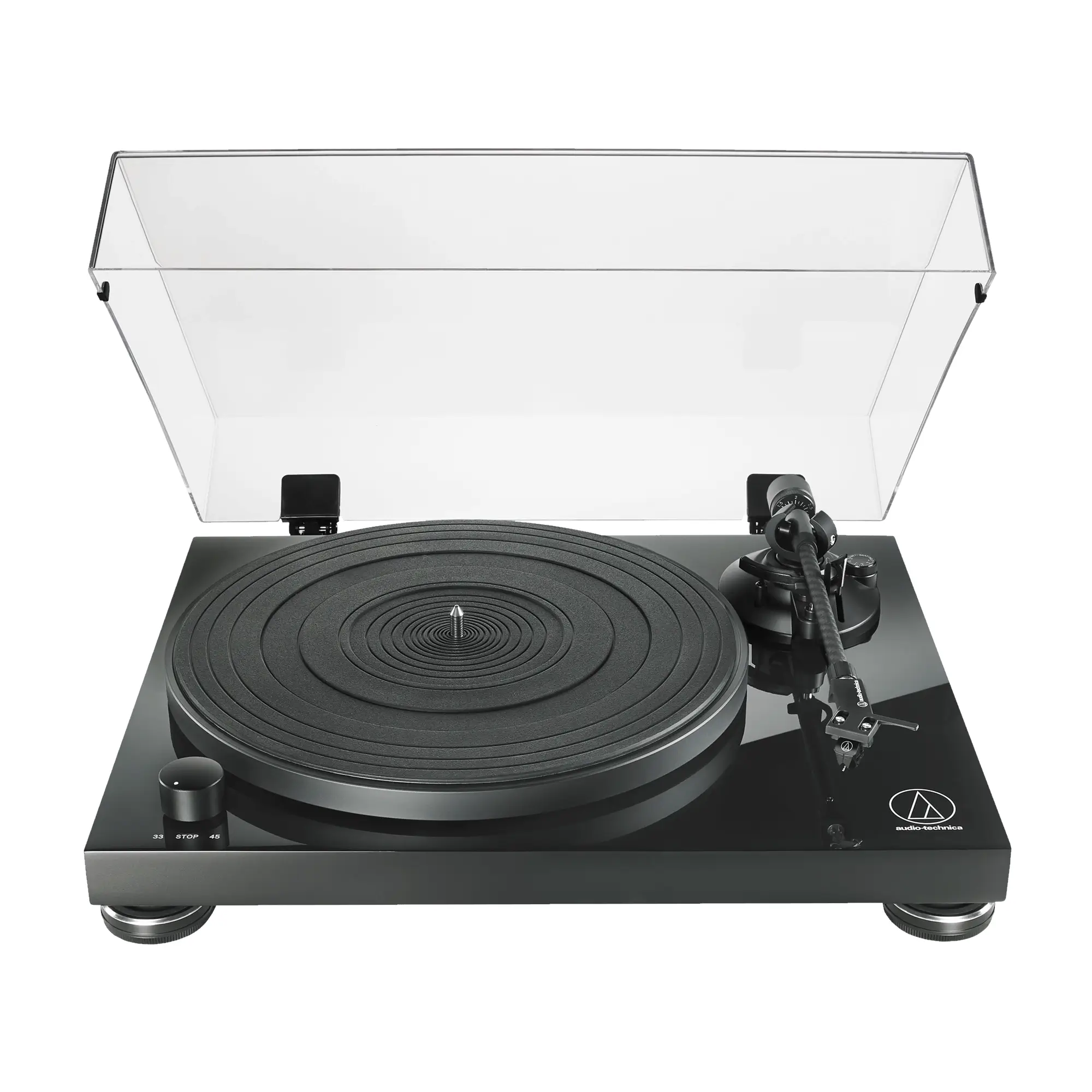 Audio-Technica AT-LPW50PB Belt-Drive Πικάπ Piano Black-2-min