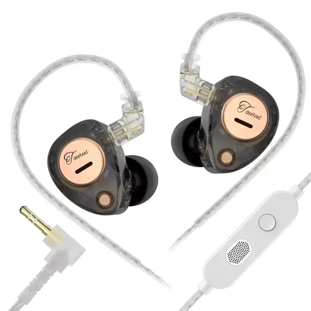 KZ Taurus MIC Hi-Fi Ακουστικά In-Ear Μαύρα (με Μικρόφωνο)-min
