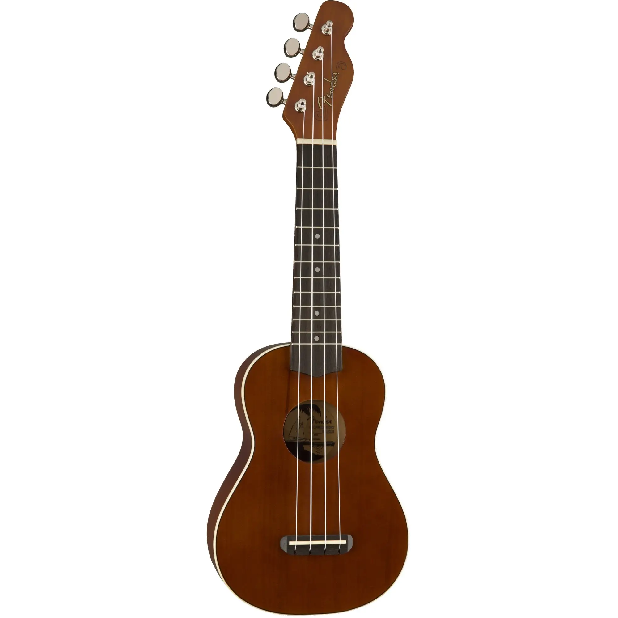 Fender Venice Soprano Ukulele Καφέ (Natural)-2-min