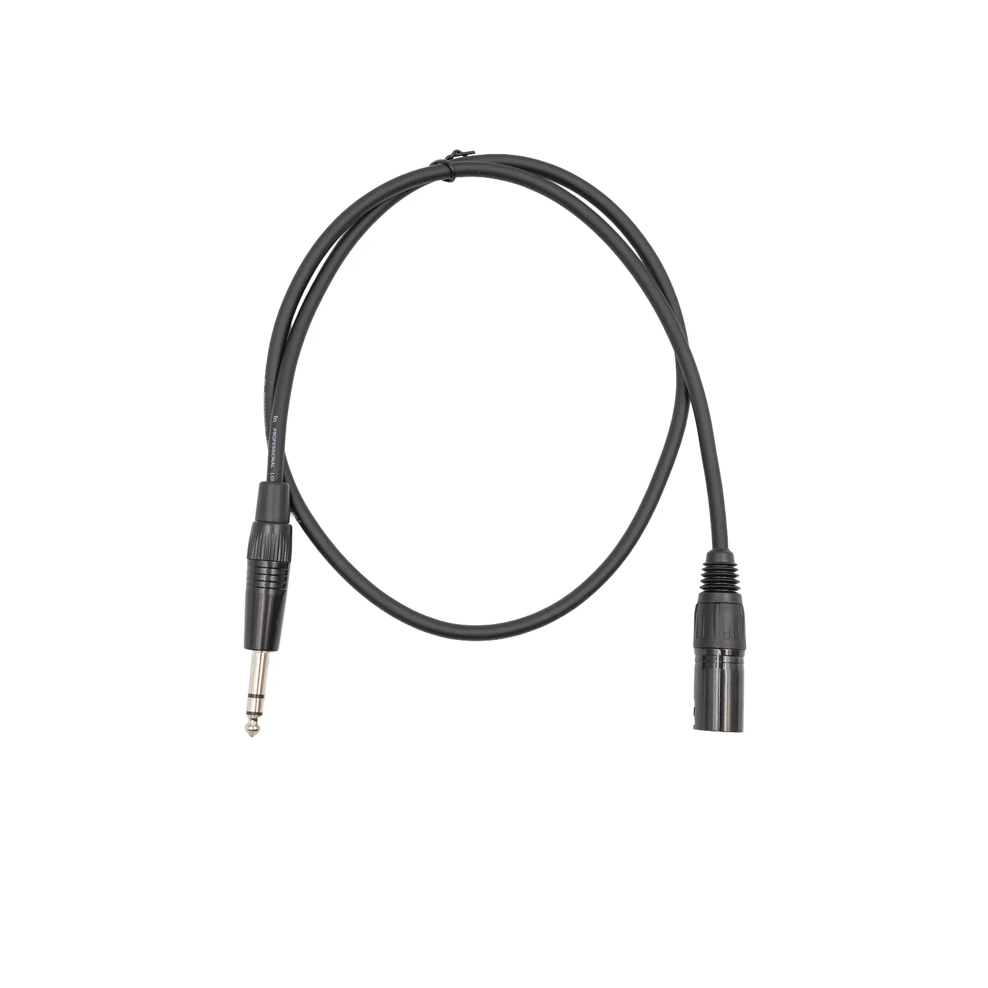 Tune CCB-MS0100 Core Καλώδιο Ήχου Balanced XLR Male σε 6.35mm TRS Stereo Jack 1m Μαύρο-min