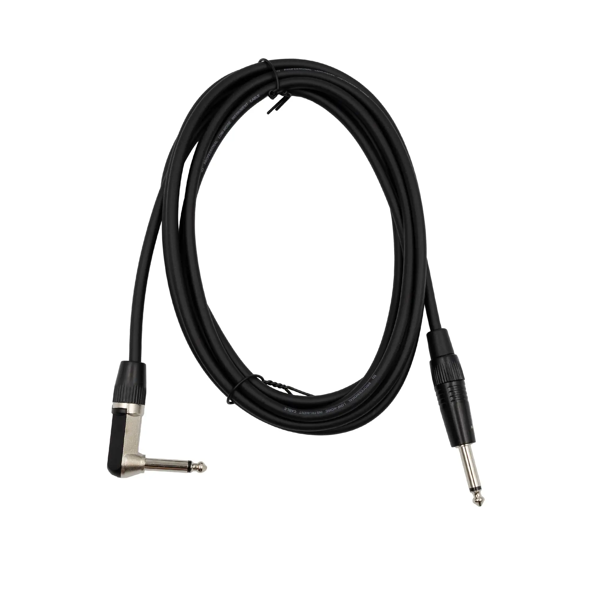 Tune CCB-AJ0300 Core Καλώδιο Οργάνων 6.35mm Mono Jack σε Γωνιακό 6.35mm Mono Jack 3m Μαύρο-min