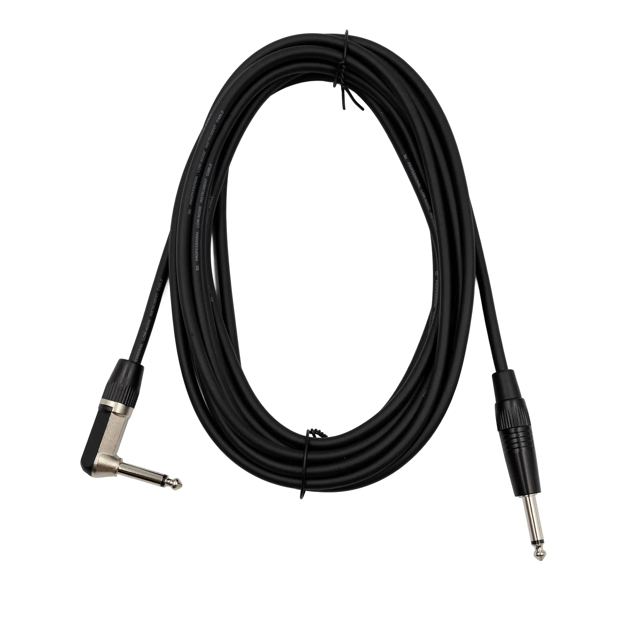 Tune CCB-AJ0600 Core Καλώδιο Οργάνων 6.35mm Mono Jack σε Γωνιακό 6.35mm Mono Jack 6m Μαύρο-min