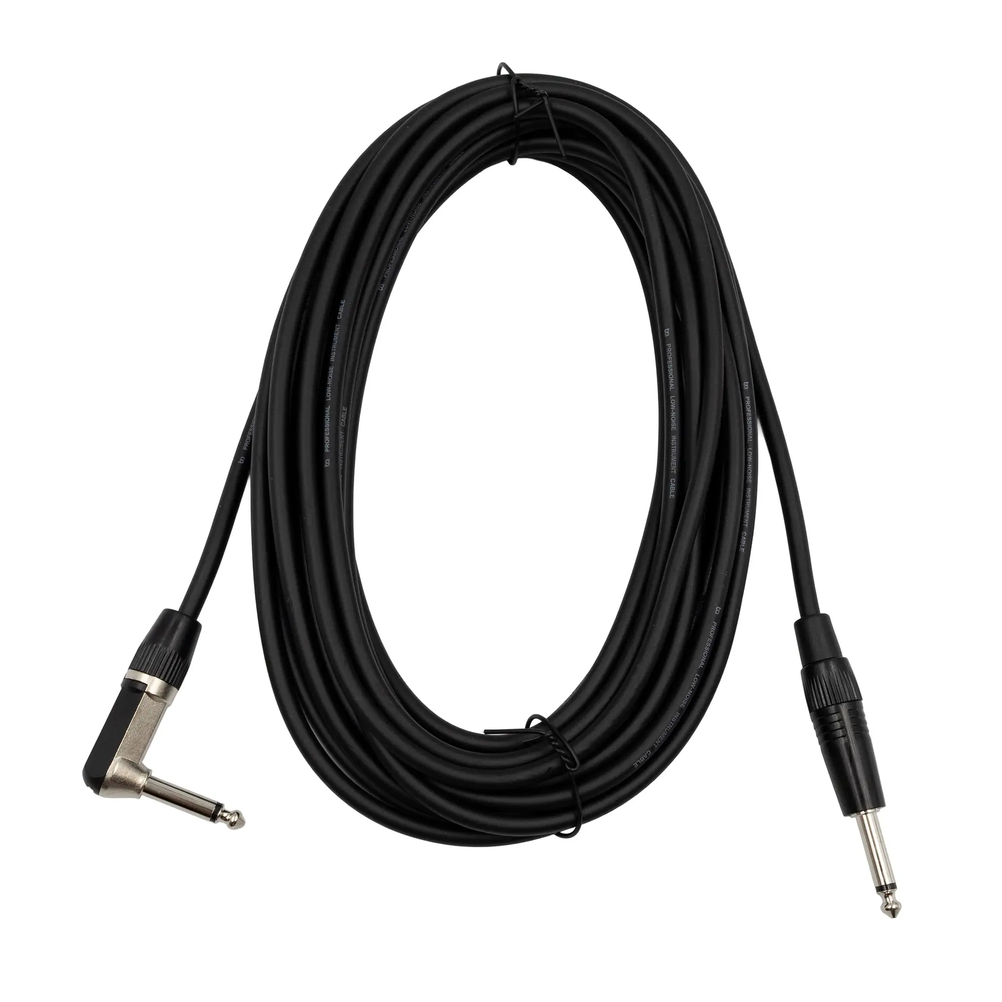 Tune CCB-AJ0900 Core Καλώδιο Οργάνων 6.35mm Mono Jack σε Γωνιακό 6.35mm Mono Jack 9m Μαύρο-min