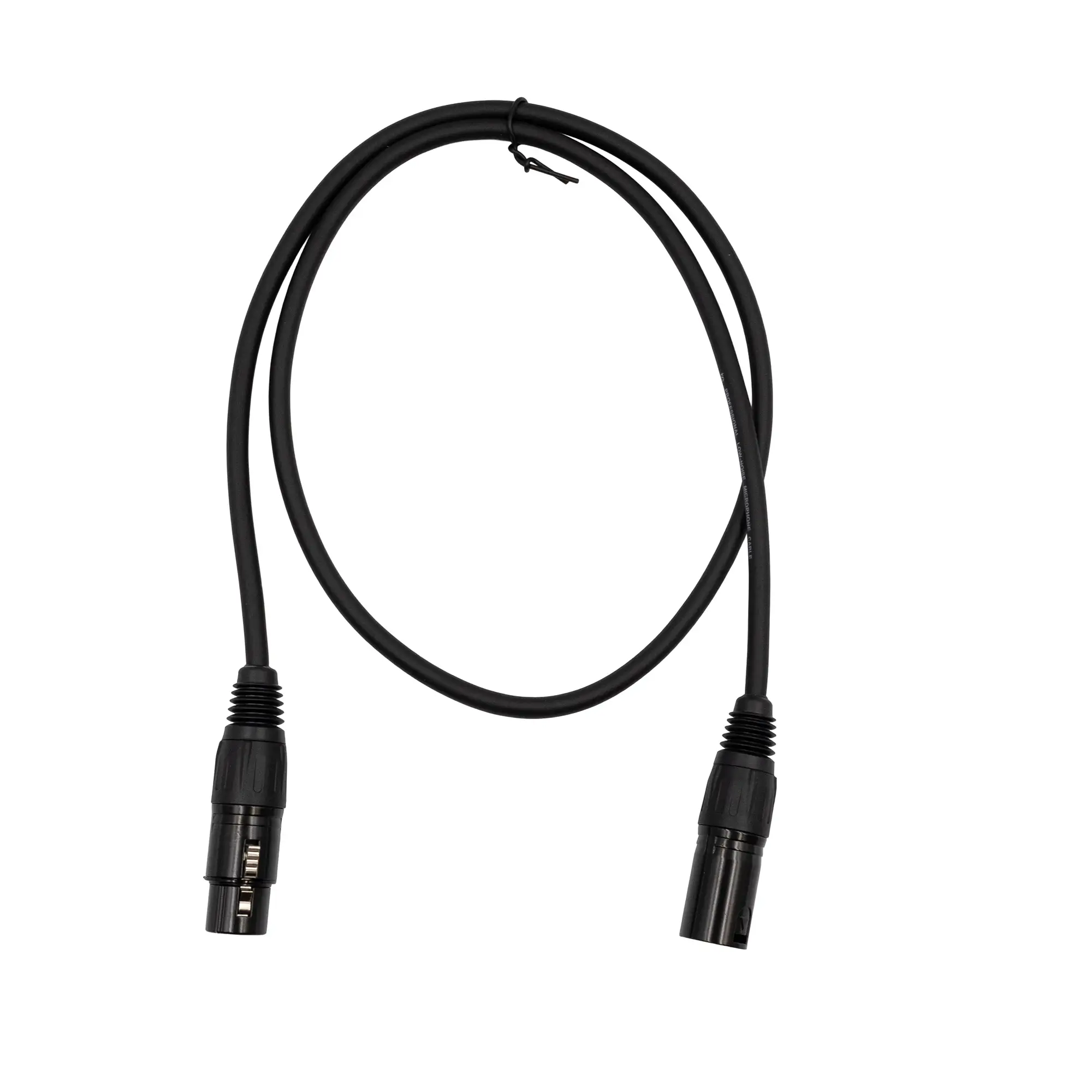Tune CCB-FM0100 Core Καλώδιο Μικροφώνου XLR-3pin Female σε XLR-3pin Male 1m Μαύρο-min