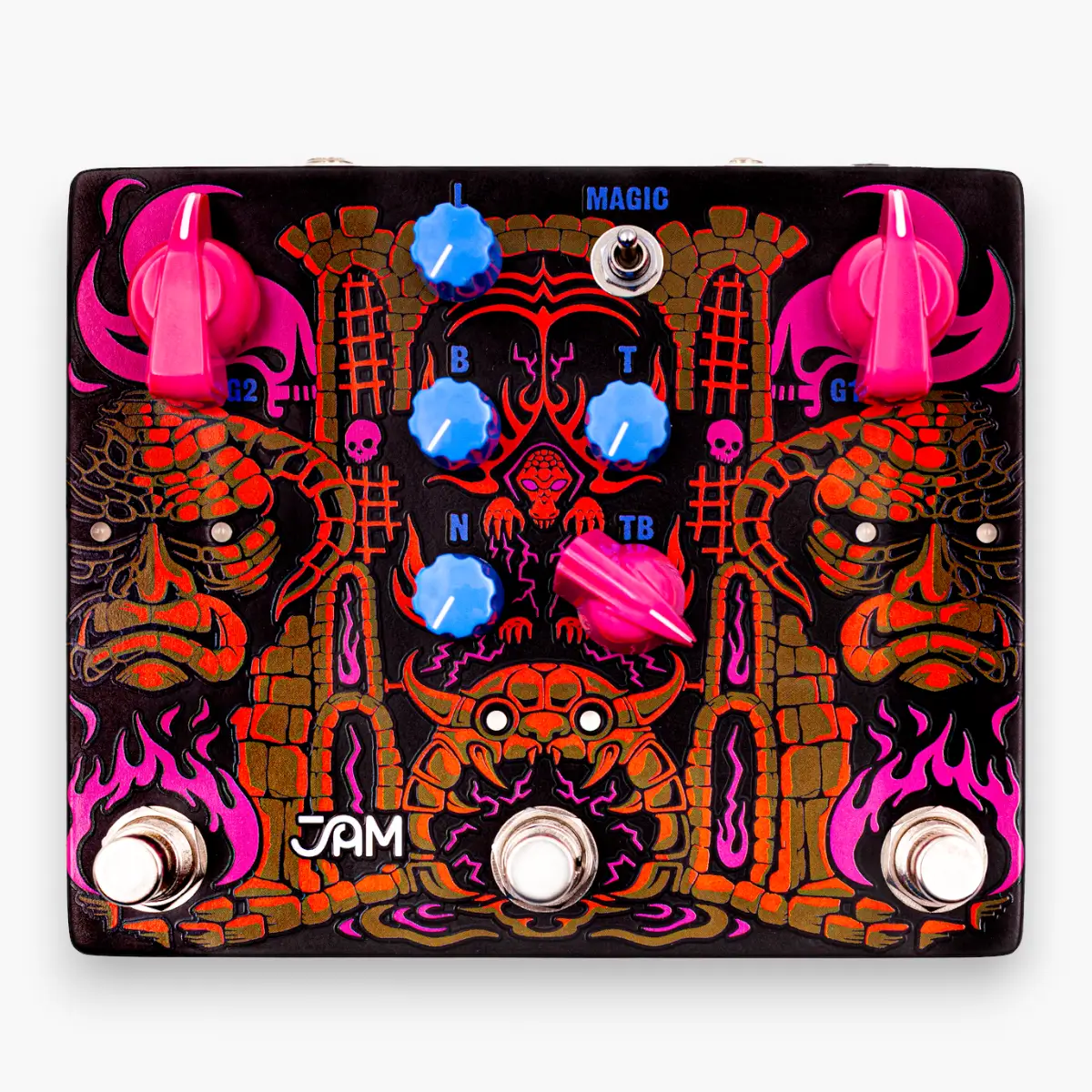 JAM Pedals Tiny Amp Destroyer Booster/ Overdrive Πετάλι-1