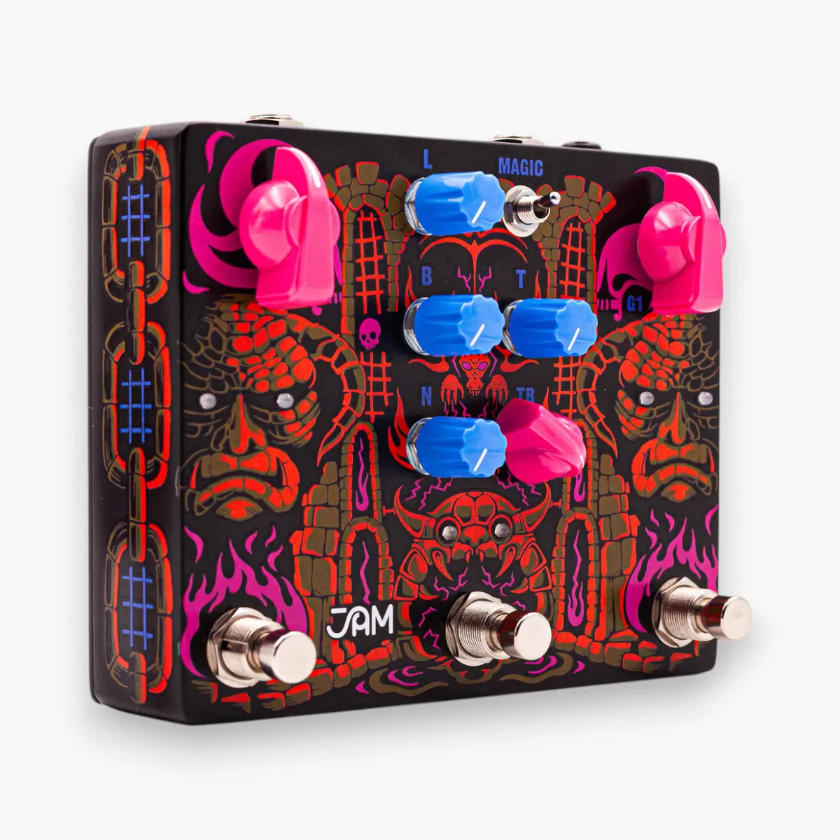 JAM Pedals Tiny Amp Destroyer Booster/ Overdrive Πετάλι-2